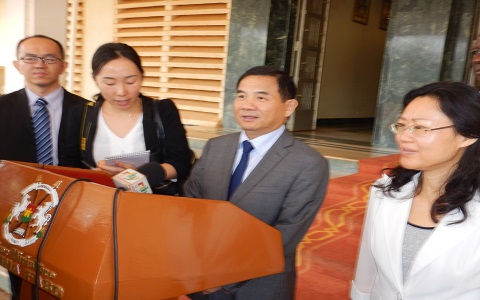 Coopération Chine-Burkina : L’ambassadeur Tang Weibin reçu par Paul KabaThiéba